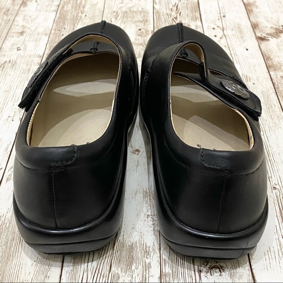 ALEGRIA “Kaitlyn” Black Leather Mary Jane Shoes Size 37 - Picture 5 of 16